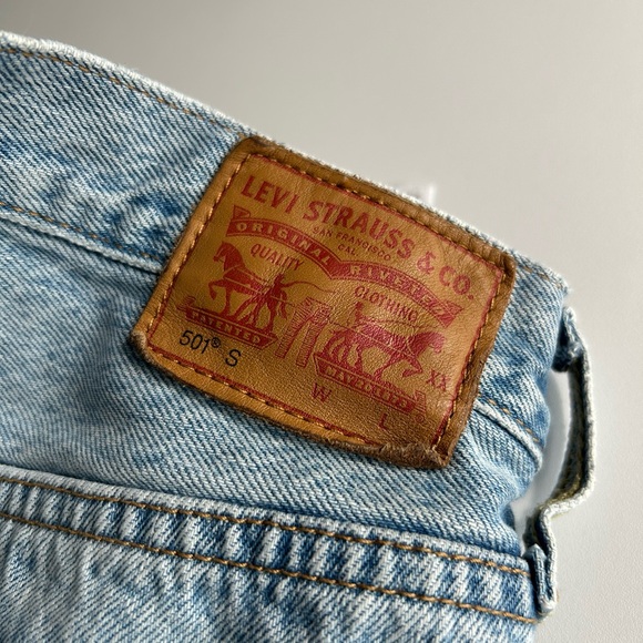 Levi’s 501 straight leg size denim Jeans size 25 - Picture 5 of 6